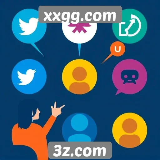 Recursos de interação social no site xxgg.com